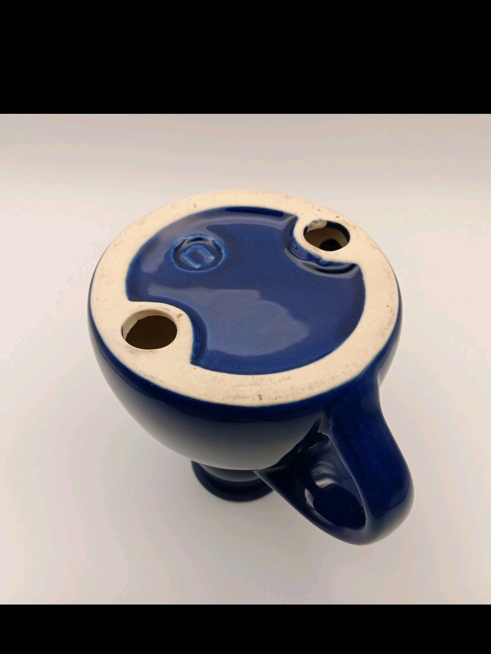 Cobalt Blue Sandstone Candle Holder with Stars - Picture 8 of 14